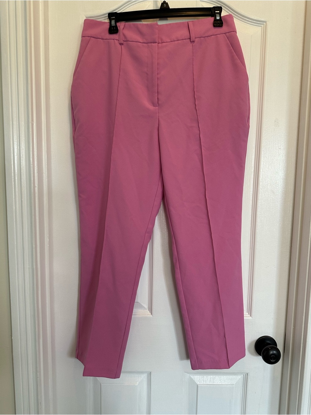 ASOS Pink Tailored Cropped Pants